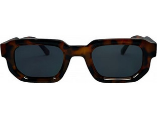 Frog Optical 688 C2 Ανδρικά Γυαλιά Ηλίου Ορθογώνια Κοκάλινα Καφέ με Μαύρο Φακό