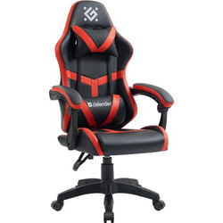 Defender Synergy Καρέκλα Gaming Δερματίνης Μαύρη Κόκκινη 64029