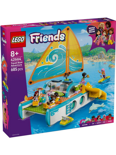 Lego Friends Travel Boat Adventure για 8+ Ετών 42664