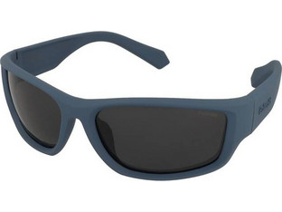 Polaroid Eyewear PLD2166/S FLLM9 Ανδρικά Γυαλιά Ηλίου Ορθογώνια Κοκάλινα Μπλε με Μαύρο Φακό