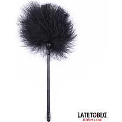 LateToBed Feather Tickler 27cm Black