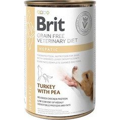 Brit Veterinary Diet Grain Free Hepatic with Turkey & Pea 400gr