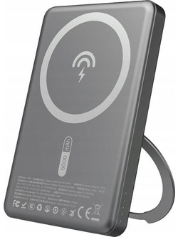 Dudao K28S Wireless Magsafe Power Bank 5000mAh 20W Power Delivery Grey