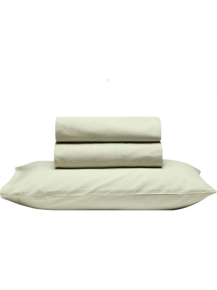 Kentia Σεντόνι King Size Βαμβακερό με Λάστιχο 180x200+35 Essential 10 Light Green