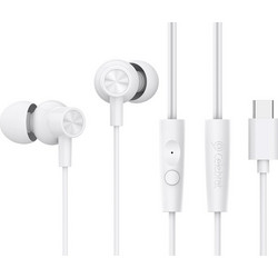 Celebrat G38 Handsfree In-Ear USB-C White