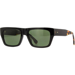 Paul Smith PSSN066 01 Ανδρικά Γυαλιά Ηλίου Τετράγωνα Κοκάλινα Μαύρα με Πράσινο Φακό