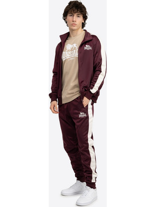 Lonsdale Ανδρικό Σετ Φόρμας με Λάστιχο Καφέ 113952-2032