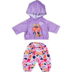 Zapf Creation Baby Born Hoodie Outfit Σετ Ρούχων για Κούκλα