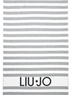 Liu Jo Πετσέτα Θαλάσσης Γκρι 100x145cm VA5198T0300-22222