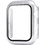Sonique Πλαστική Θήκη Tempered Glass για Apple Watch 1 / 2 / 3 38mm Ασημί