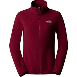 The North Face 100 Glacier Γυναικεία Ζακέτα Fleece Μακριά με Φερμουάρ Μπορντό NF0A855O-1IX