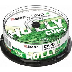 Emtec ECOVR472516CB Εγγράψιμα DVD-R 16x 4.7GB Cake Box 25τμχ