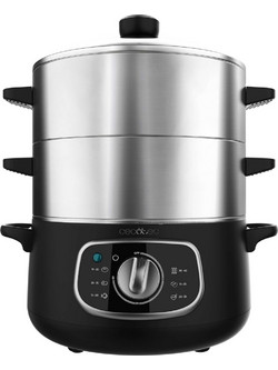 Cecotec Ατμομάγειρας 10lt 1300W με 3 Επίπεδα Μαγειρέματος CEC-100072