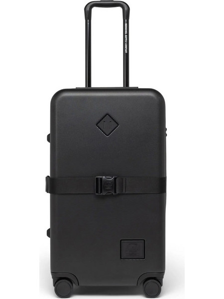 Herschel Supply Heritage 40093-00001 Βαλίτσα Μεσαία 69x40x36cm με 4 Ρόδες Μαύρη