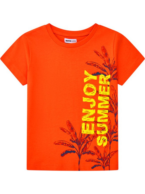 Nath Παιδικό T-Shirt Κοντομάνικο Πορτοκαλί KB08T505O1