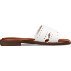 Envie Shoes Δερμάτινα Γυναικεία Σανδάλια Λευκά E96-21391-33