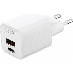 XO L149 Φορτιστής χωρίς Καλώδιο με Θύρα USB-A & Θύρα USB-C 30W Power Delivery