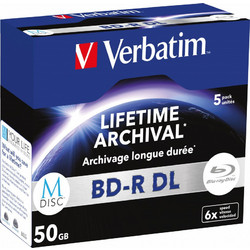 Verbatim Εγγράψιμα BD-R 6x 50GB 5τμχ