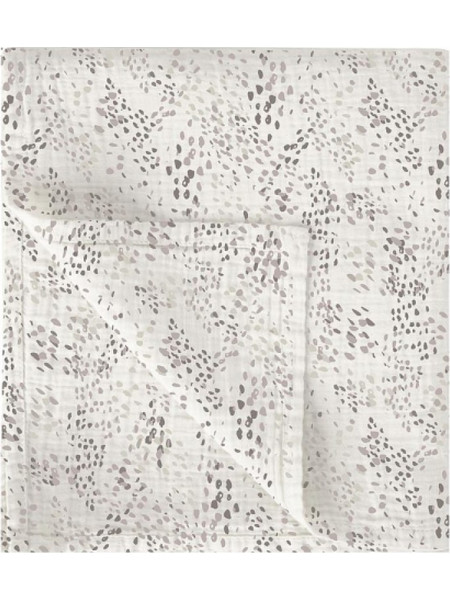 BimbiDreams Dots Πάνα Αγκαλιάς από Μουσελίνα Λευκή 120x120cm