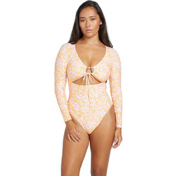 Volcom Ολόσωμο Μαγιό Floral Σομόν O3012404-MEL