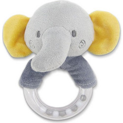 Lorelli Elephant Grey Υφασμάτινη Κουδουνίστρα Κρίκος