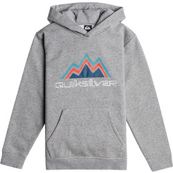 Quiksilver Ανδρικό Φούτερ με Κουκούλα & Τσέπες Γκρι EQBFT03861-SJE0