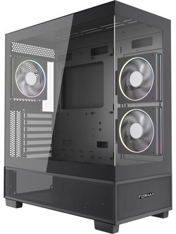 Gembird Fornax X550 Gaming Midi Tower Κουτί Υπολογιστή με Πλαϊνό Παράθυρο