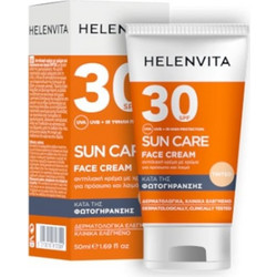 Helenvita Sun Care Αντηλιακή Κρέμα Προσώπου Αντιγηραντική με Χρώμα SPF30 50ml
