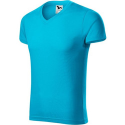 Malfini Ανδρικό Αθλητικό T-Shirt Γαλάζιο MLI-14644