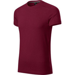 Malfini Ανδρικό Αθλητικό T-Shirt Μπορντό MLI-15086