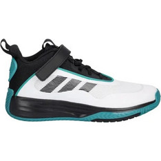 Adidas Ownthegame 3.0 Παιδικά Αθλητικά Παπούτσια για Μπάσκετ Μαύρα Λευκά Βεραμάν JQ7940