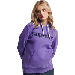 Superdry Γυναικείο Αθλητικό Φούτερ με Κουκούλα Μωβ W2011969A-6SW