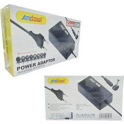 Andowl Q-A280 Φορτιστής Laptop 60W χωρίς Καλώδιο Τροφοδοσίας με Σετ Βυσμάτων