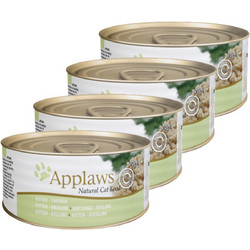 Applaws Kitten with Chicken Breast 4x70gr