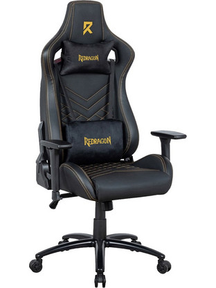 Redragon C329 Καρέκλα Gaming Δερματίνης με Ρυθμιζόμενα Μπράτσα Μαύρη 28.16.0014