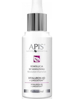 Apis Natural Cosmetics Hyaluron 4D & Lingostem Ενυδατικό Serum Προσώπου με Υαλουρονικό 30ml