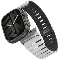 SKINARMA Gemini Λουράκι Σιλικόνης Chalk (Apple Watch 44 / 45 / 46 / 49mm)