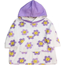 Zoocchini Daisy Παιδικό Πόντσο Θαλάσσης Μωβ 39cm ZOO12315