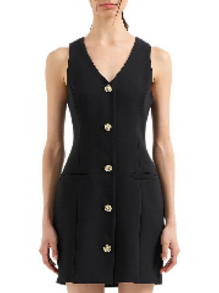 Armani Exchange Mini Καλοκαιρινό Βραδινό Φόρεμα Μαύρο 6DYA34YN4YZ1200