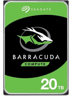 Seagate BarraCuda 20TB HDD Σκληρός Δίσκος 3.5" SATA 3 7200rpm με 512MB Cache ST20000DM001