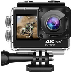 V8R Action Camera 4K Ultra HD με Οθόνη 2" Μαύρη
