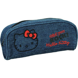 Gim Hello Kitty Denim Κασετίνα Βαρελάκι Μπλε 335-75141