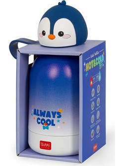 Legami Hot & Cold BFF Penguin Παιδικό Παγούρι Θερμός Ανοξείδωτο Μπλε 310ml