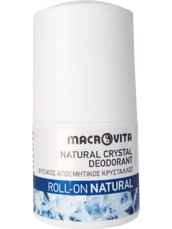 Macrovita Φυσικό Αποσμητικό Roll On Κρύσταλλος Χωρίς Αλουμίνιο 50ml