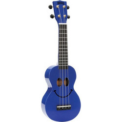 Mahalo Smiley Ukulele Blue