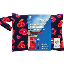 Durex All You Need Summer Kit Προφυλακτικά Sensitive 12τμχ + Classic H2O Λιπαντικό 50ml Red Black