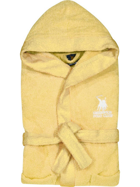 Greenwich Polo Club 8615 Παιδικό Μπουρνούζι με Κουκούλα 350gr/m² Κίτρινο