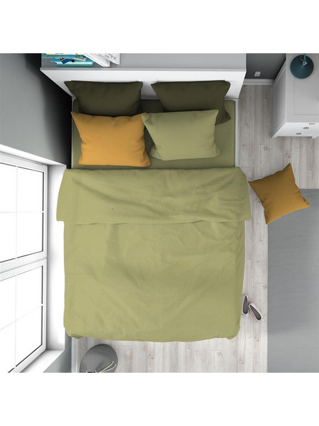 Dimcol Πάπλωμα Μονό 160x240 Solid 504 Olive