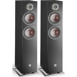 Dali Oberon 7 Ζεύγος Ηχείων Hi-Fi Δαπέδου 180W 2 Δρόμων Black Ash