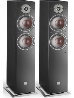 Dali Oberon 7 Ζεύγος Ηχείων Hi-Fi Δαπέδου 180W 2 Δρόμων Black Ash